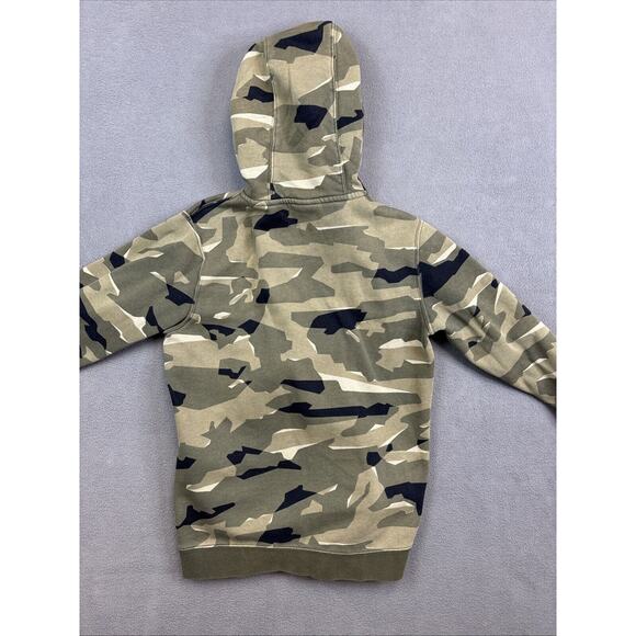 Nike Green Camouflage Full Zip Hoodie Mens Small Black Label Embroidered Coat - Picture 10 of 14